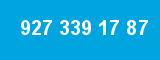 927 339 17 87